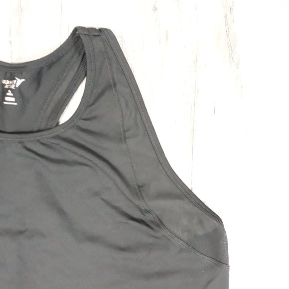 Old Navy Active Go Dry Black Racerback Tank with Mesh Inserts XL P - Picture 4 of 9